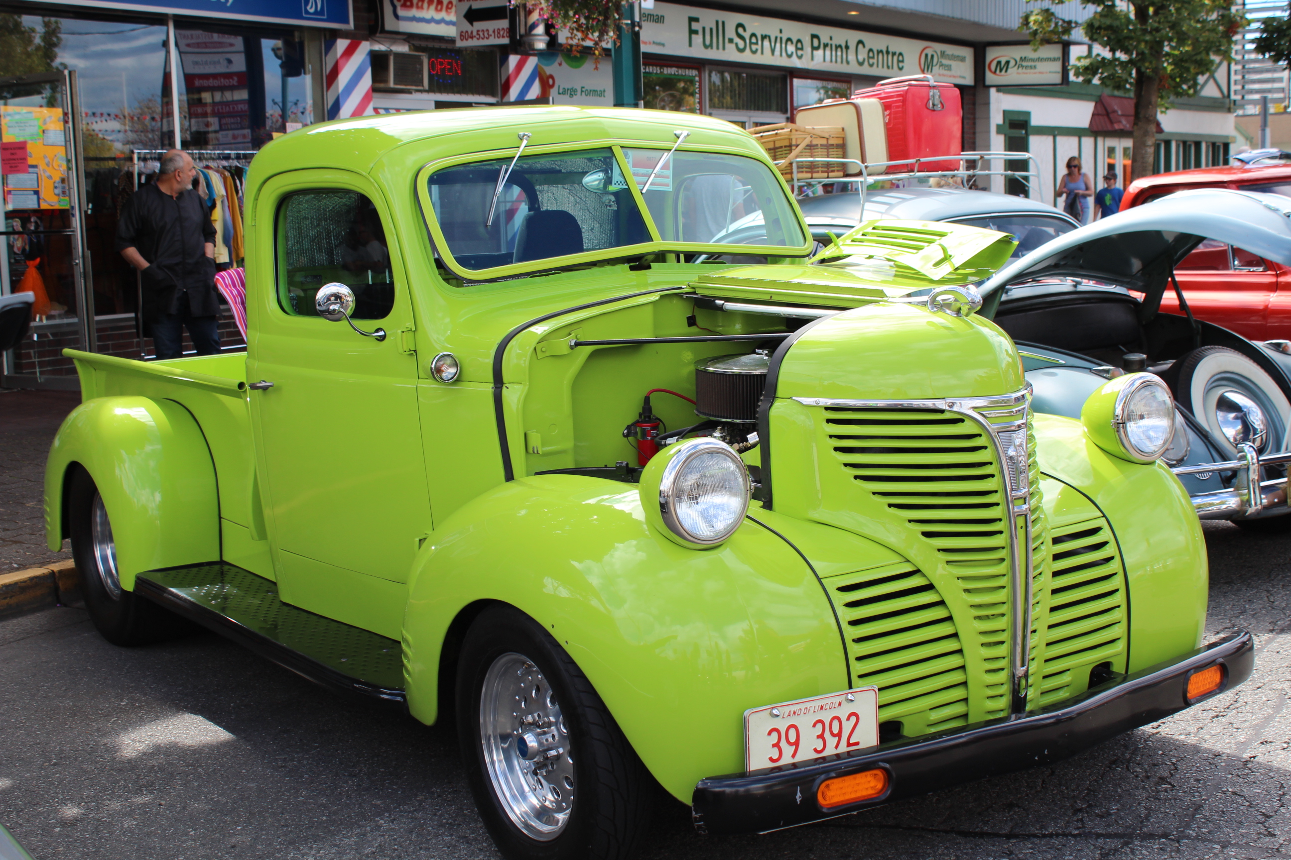 Green Vintage Car