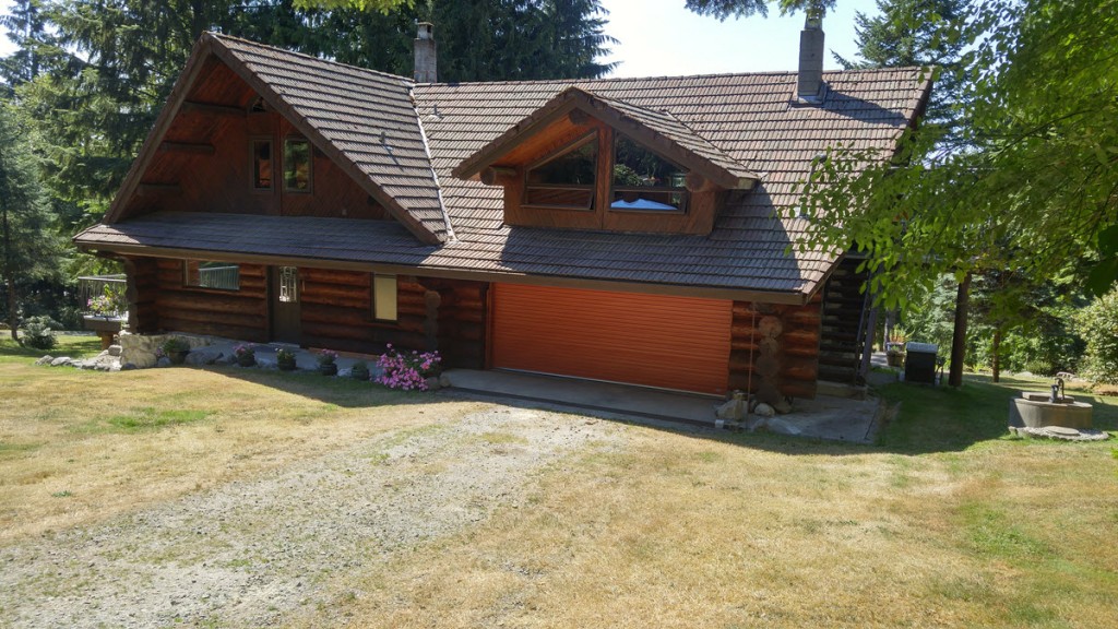 Whistler chalet garage door